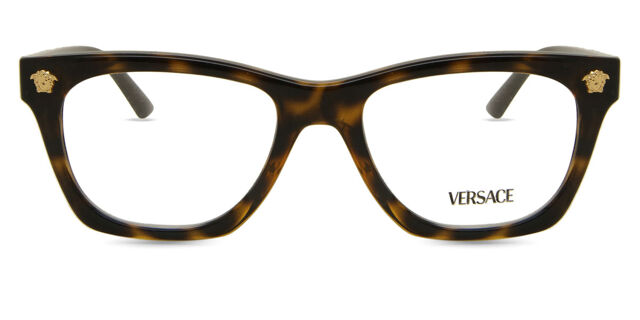 Versace Mod 3363 U 108 Brown Authentic New Tortoise Eyeglasses Versace VE3363U Eyeglasses | LensCrafters main image 4