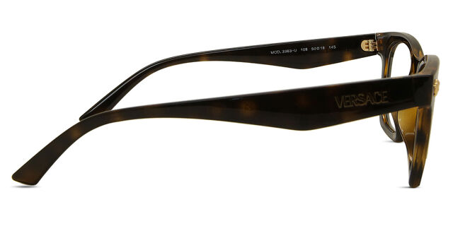 Versace VE3363U 108 Tortoise Eyeglasses | SmartBuyGlasses US display picture 3