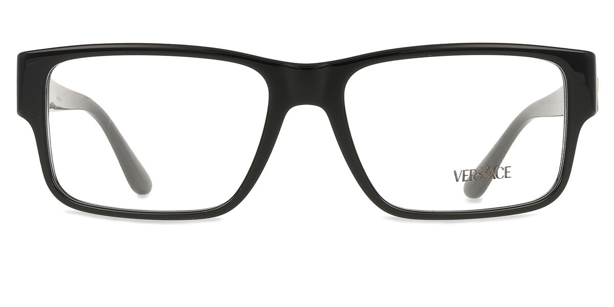 EAN 8056262275221 product image for Versace VE3342 5360 Men's Glasses Black Size 57 - Free Lenses - Blue Light Block | upcitemdb.com
