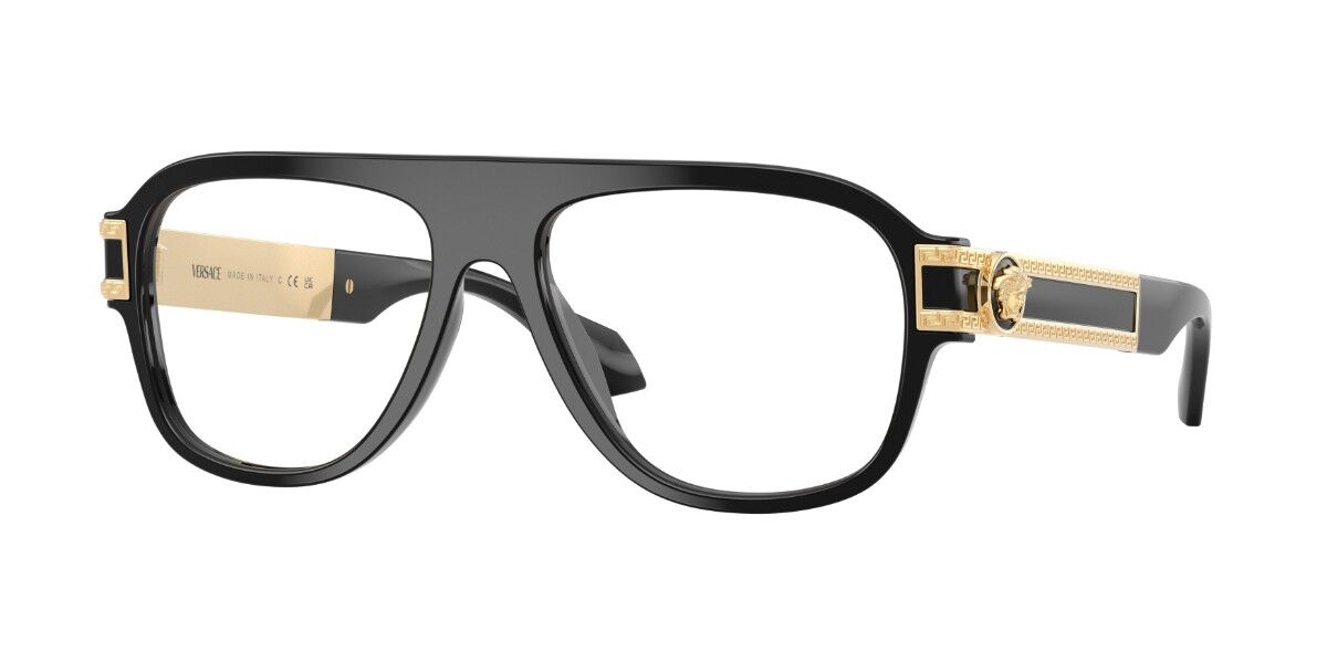 Versace VE3395U Men's Glasses, Black, Size 53