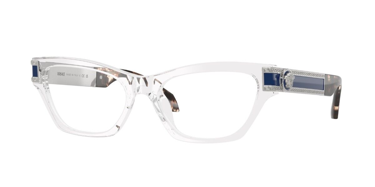 Versace VE3396U Women's Glasses, Clear, Size 52