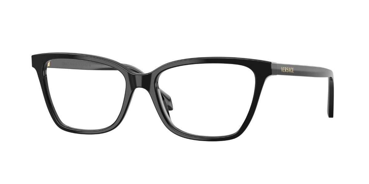 Versace VE3398 Women's Glasses, Black, Size 53