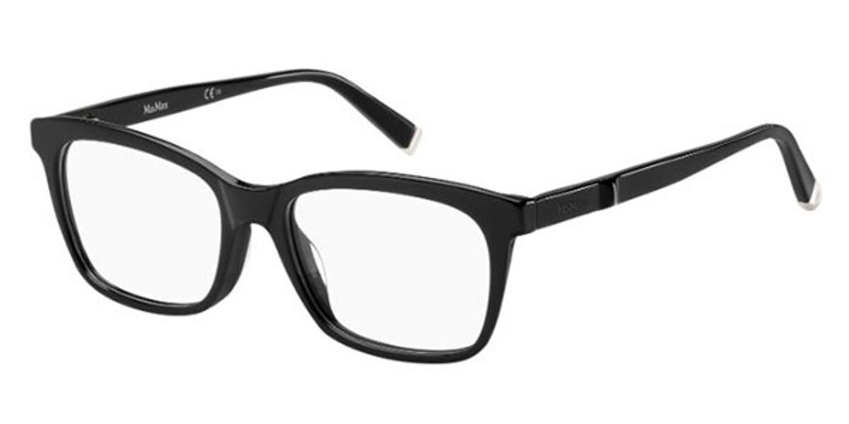 Max Mara MM 1274 807 Eyeglasses in Black | SmartBuyGlasses USA