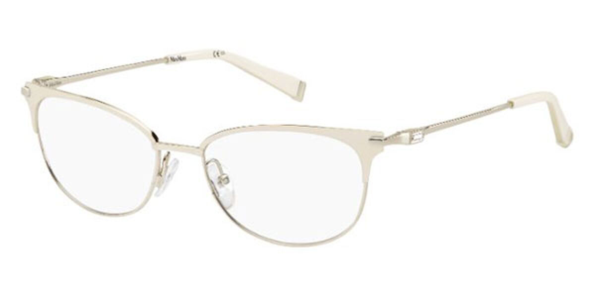Max Mara MM 1279 UV2 Eyeglasses in White | SmartBuyGlasses USA
