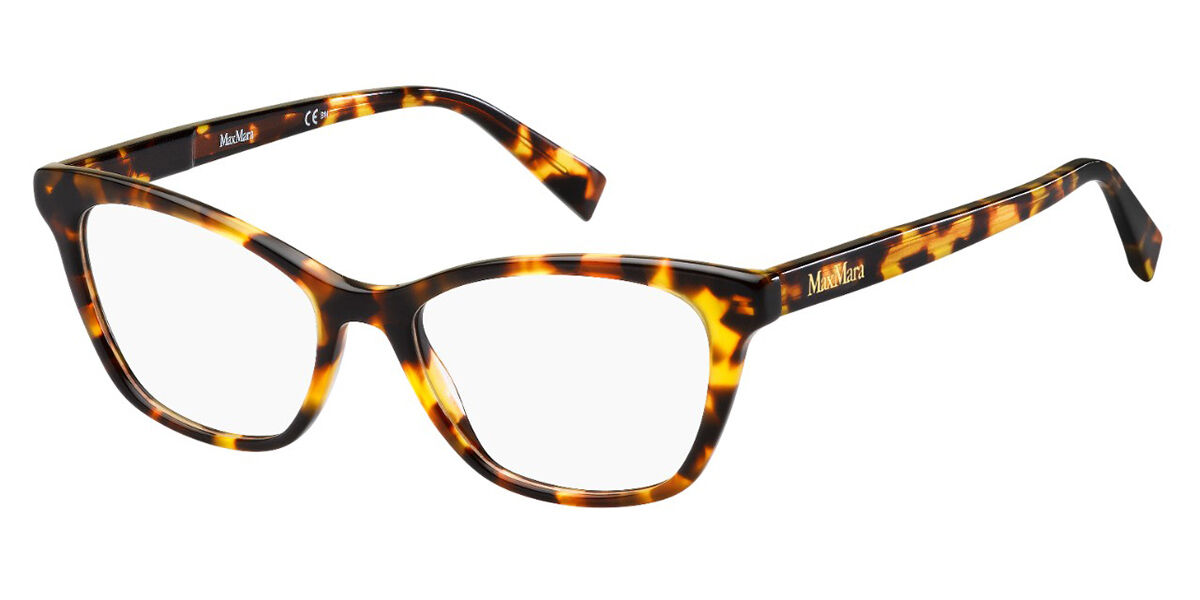 Max Mara MM1375 086 50 Sköldpaddemönstradeshell Glasögon (Endast Båge) Kvinna