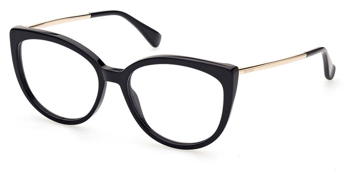 Max Mara MM 5028 001 Glasses Shiny Black | VisionDirect Australia