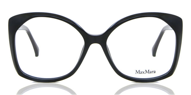 Max Mara MM5029 001 Shiny Black Eyeglasses | SmartBuyGlasses US display picture 1