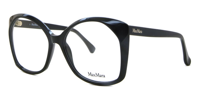 Max Mara MM5029 001 Shiny Black Eyeglasses | SmartBuyGlasses US display picture 1