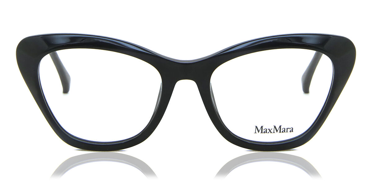 Zdjęcia - Okulary i soczewki kontaktowe Max Mara MM5030 001 52 Czarne Damskie Okulary Korekcyjne EG592430 
