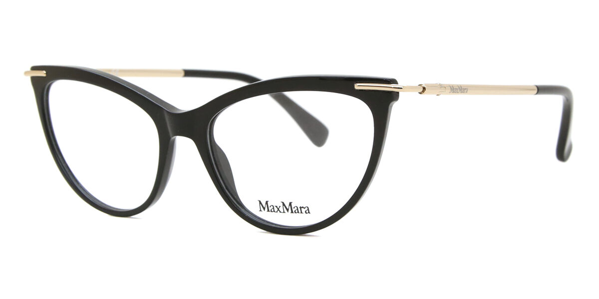 Max Mara マックスマーラ MM5150-D 001 Eyeglass Frames Black マックスマーラ Max Mara MAX MARA メガネ MM5150-D ボストン型