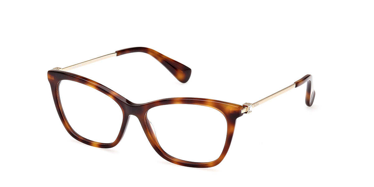 Photos - Glasses & Contact Lenses Max Mara MM5070 052 Women's Eyeglasses Tortoiseshell Size 54 (Fra 
