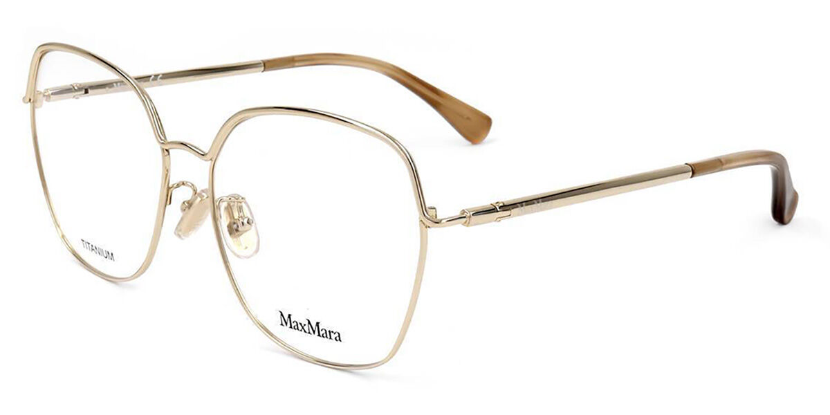 Photos - Glasses & Contact Lenses Max Mara MM5061-D Asian Fit 032 Women's Eyeglasses Size 57 (Frame 