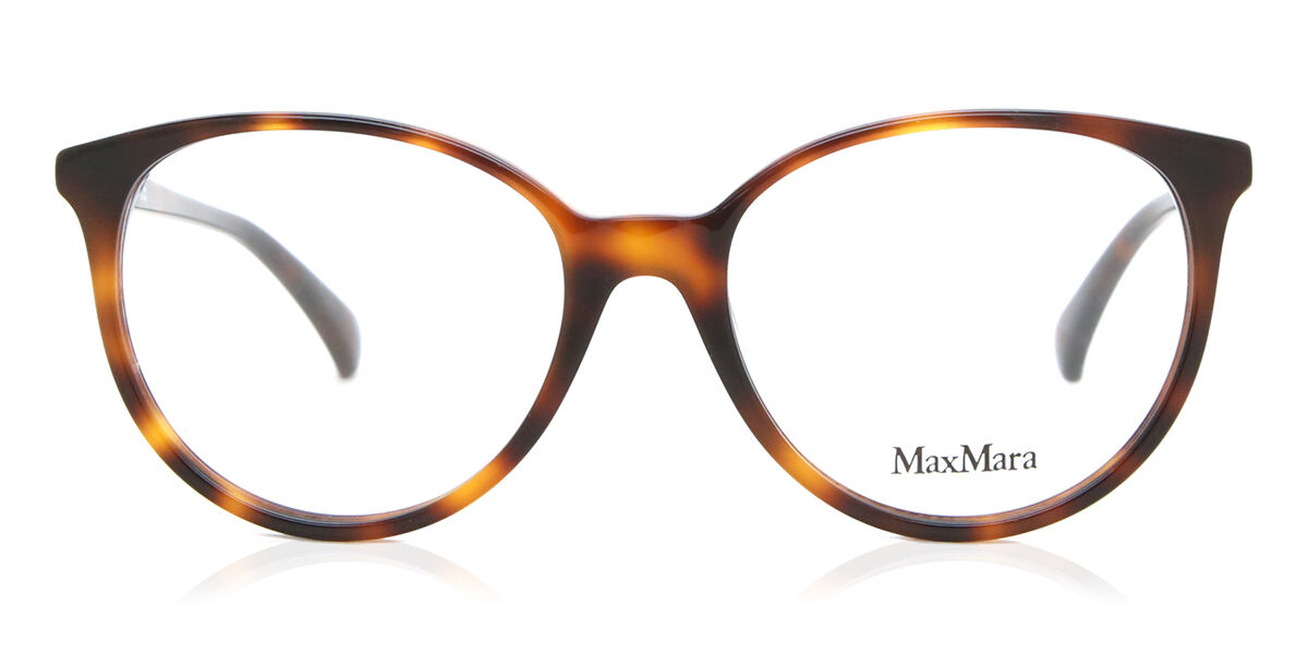 Photos - Glasses & Contact Lenses Max Mara MM5084 052 Women's Eyeglasses Tortoiseshell Size 53 (Fra 