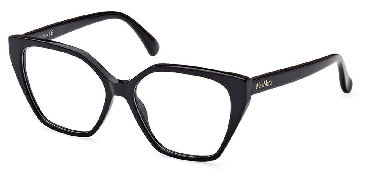 Max Mara MM5085 001 Glasses Shiny Black | VisionDirect Australia