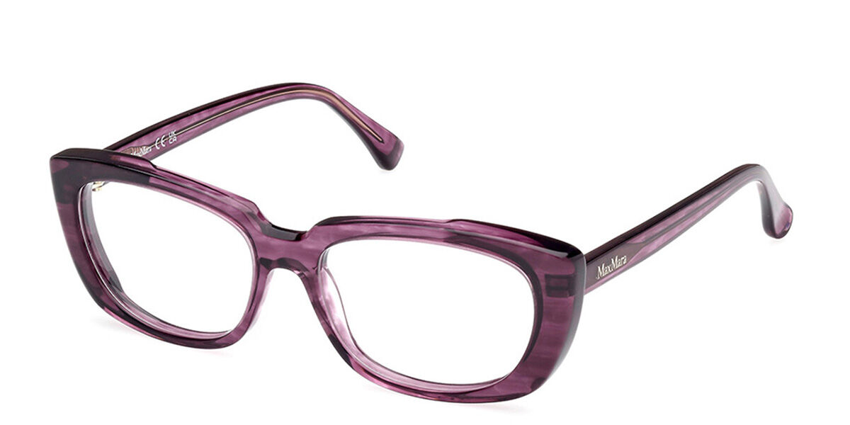 Photos - Glasses & Contact Lenses Max Mara MM5114 083 Women's Eyeglasses Purple Size 54 (Frame Only 