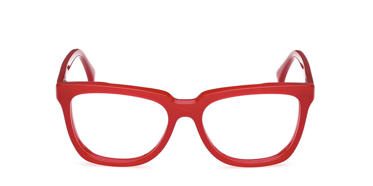 Photos - Glasses & Contact Lenses Max Mara MM5115 066 Women's Eyeglasses Red Size 52   (Frame Only)