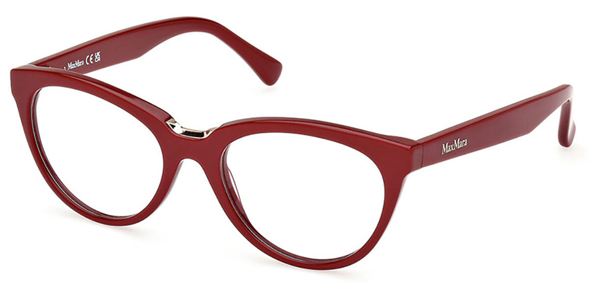 Photos - Glasses & Contact Lenses Max Mara MM5132 66 Women's Eyeglasses Red Size 53   (Frame Only)