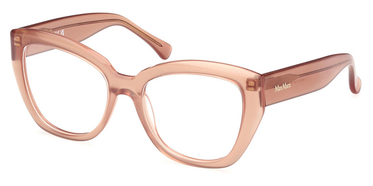 Photos - Glasses & Contact Lenses Max Mara MM5134 45 Women's Eyeglasses Brown Size 54  (Frame Only)