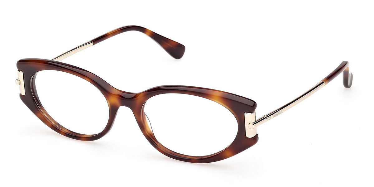 Photos - Glasses & Contact Lenses Max Mara MM5225 Women's Glasses, Tortoiseshell, Size 53 