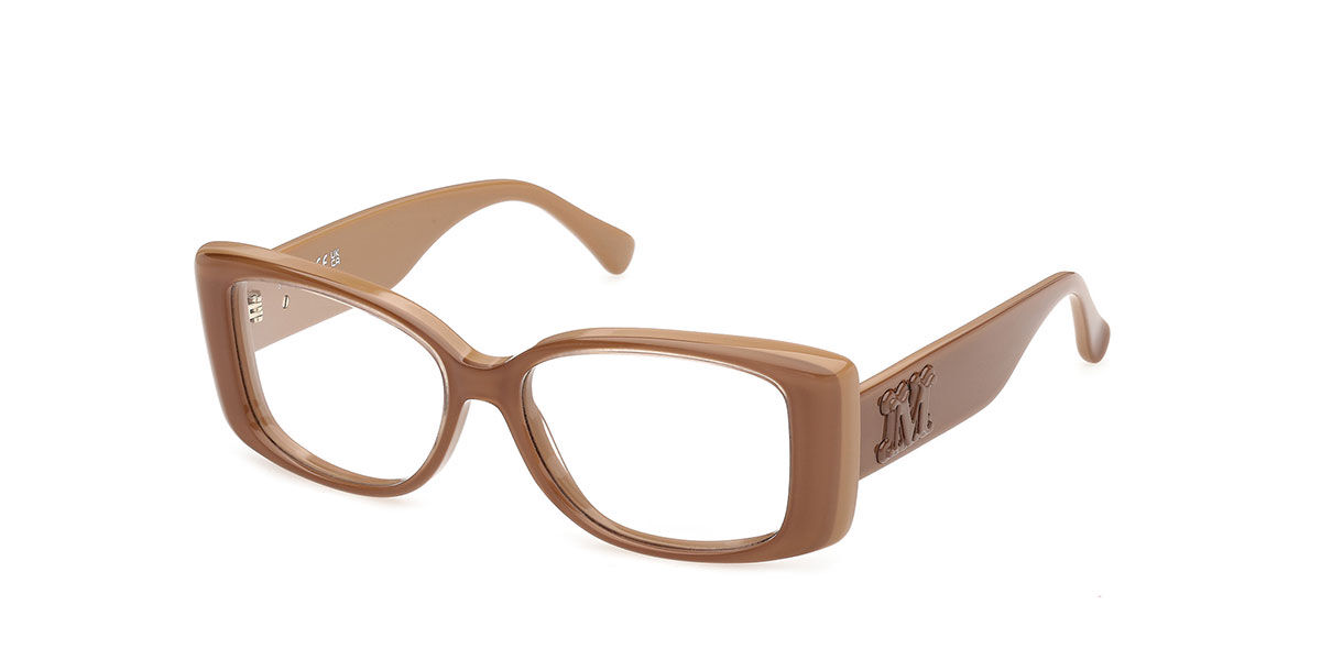 Max Mara MM5250 046 Occhiali da Vista Marroni per Donna (Solo Montatura)
