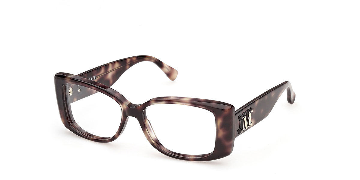 Max Mara MM5250 052 Occhiali da Vista Tartarugatishell per Donna (Solo Montatura)