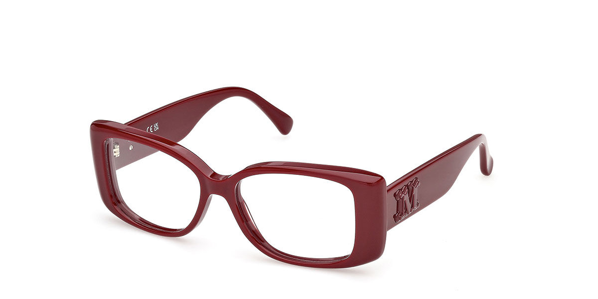Max Mara MM5250 069 Occhiali da Vista Borgogna per Donna (Solo Montatura)