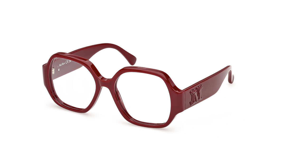Max Mara MM5252 069 Occhiali da Vista Borgogna per Donna (Solo Montatura)