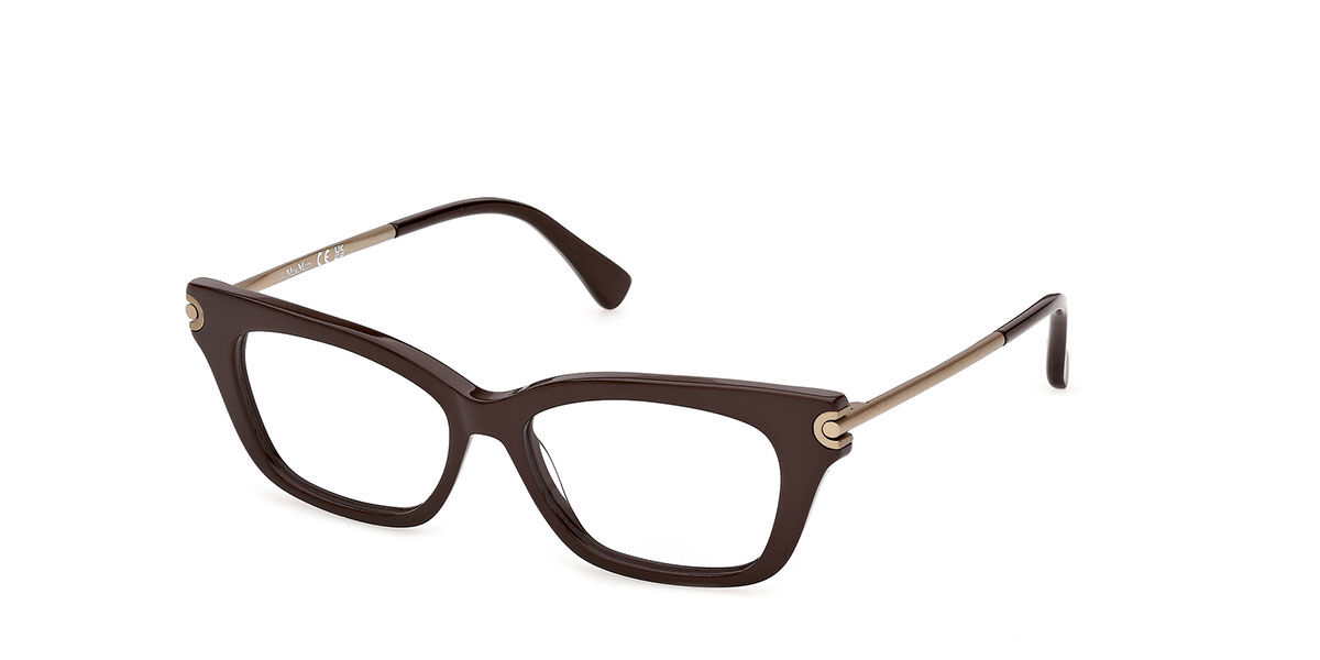 Max Mara MM5253 048 Occhiali da Vista Marroni per Donna (Solo Montatura)