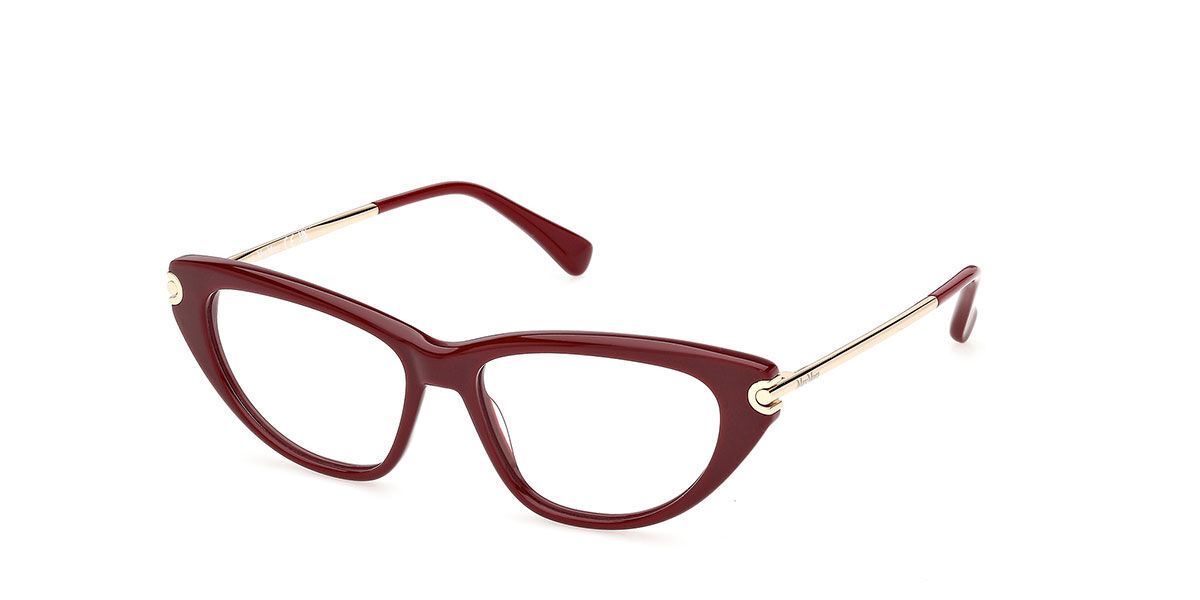 Max Mara MM5254 069 Occhiali da Vista Borgogna per Donna (Solo Montatura)