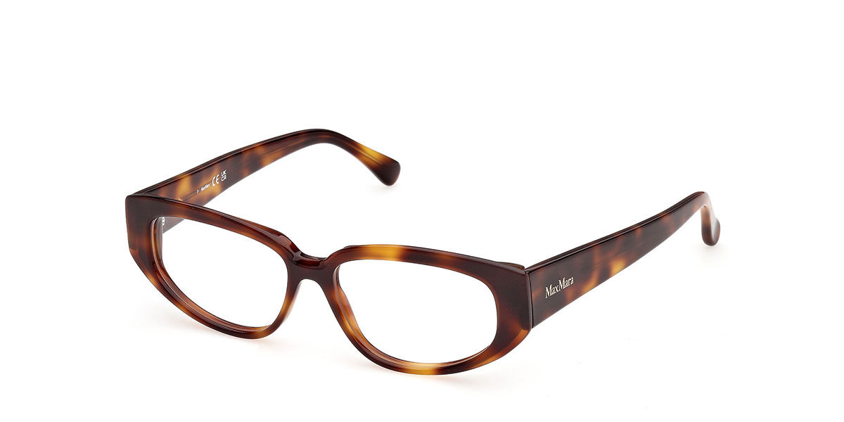 Max Mara MM5258 052 Occhiali da Vista Tartarugatishell per Donna (Solo Montatura)
