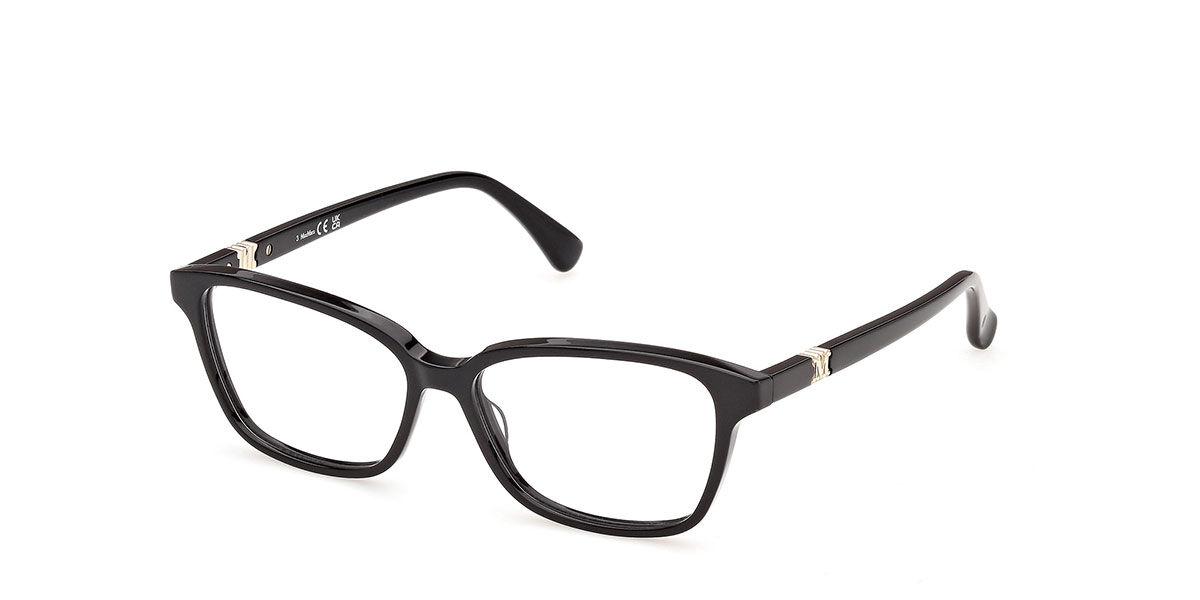 Max Mara MM5261 001 Occhiali da Vista Neri per Donna (Solo Montatura)