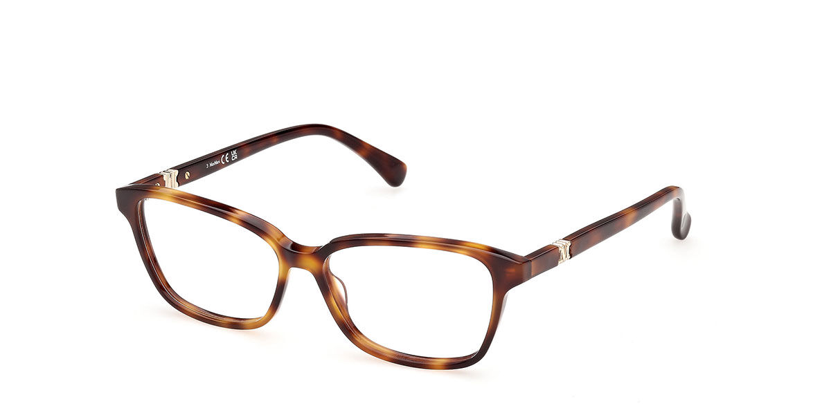 Max Mara MM5261 052 Occhiali da Vista Tartarugatishell per Donna (Solo Montatura)