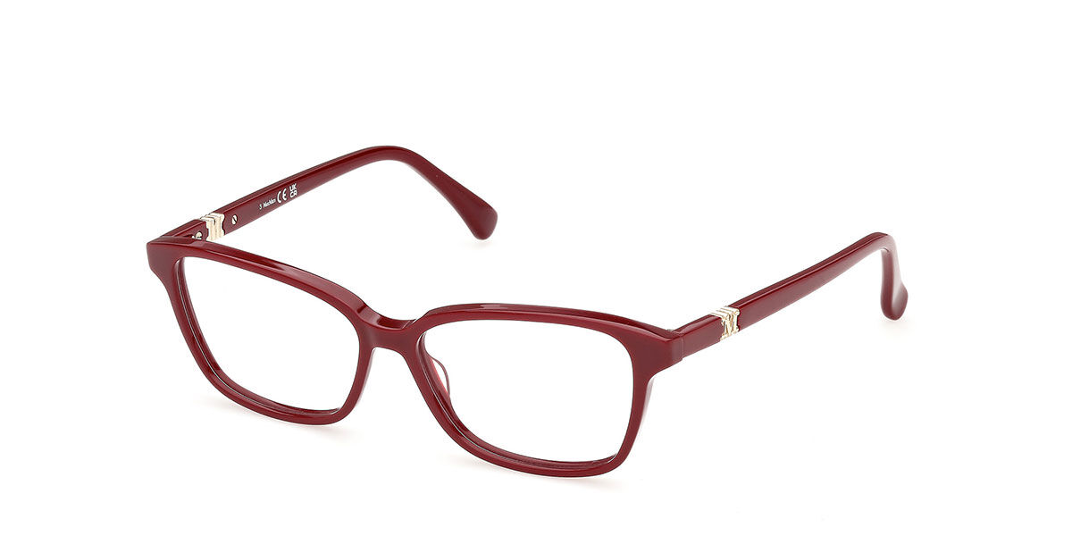 Max Mara MM5261 069 Occhiali da Vista Borgogna per Donna (Solo Montatura)