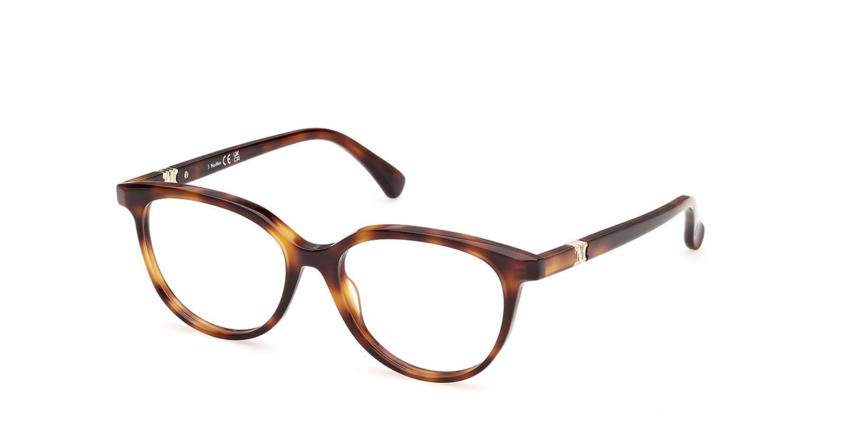 Max Mara MM5262 052 Occhiali da Vista Tartarugatishell per Donna (Solo Montatura)