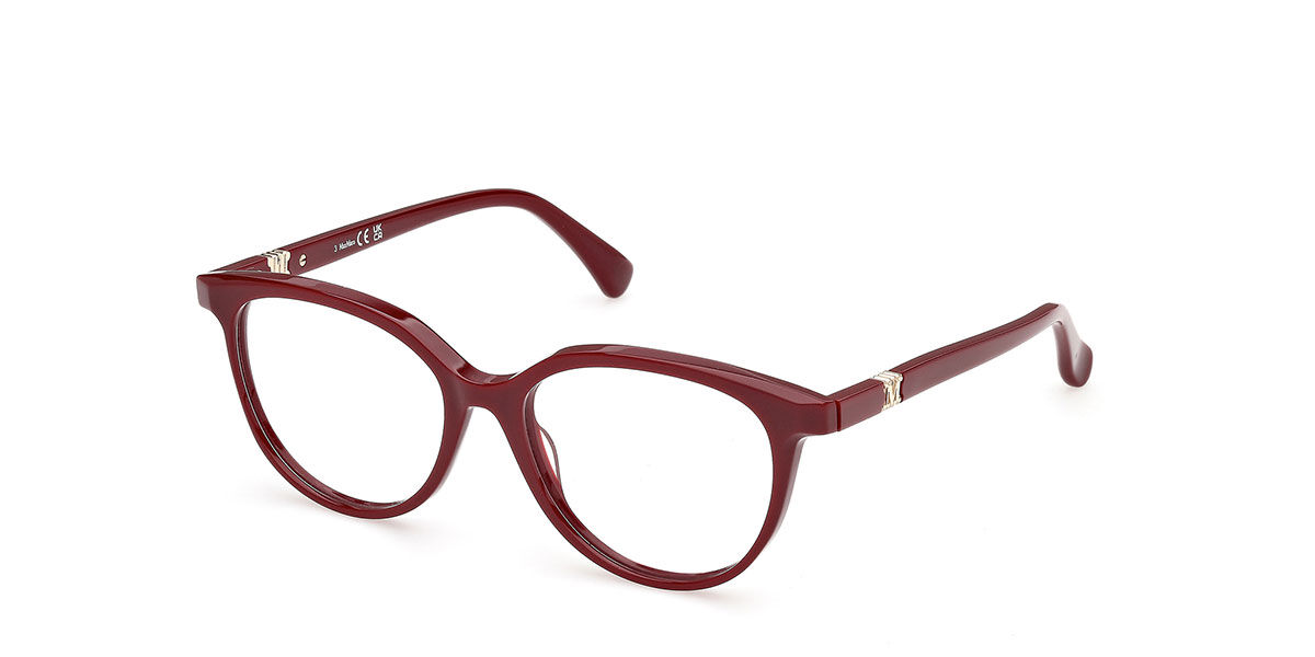 Max Mara MM5262 069 Occhiali da Vista Borgogna per Donna (Solo Montatura)