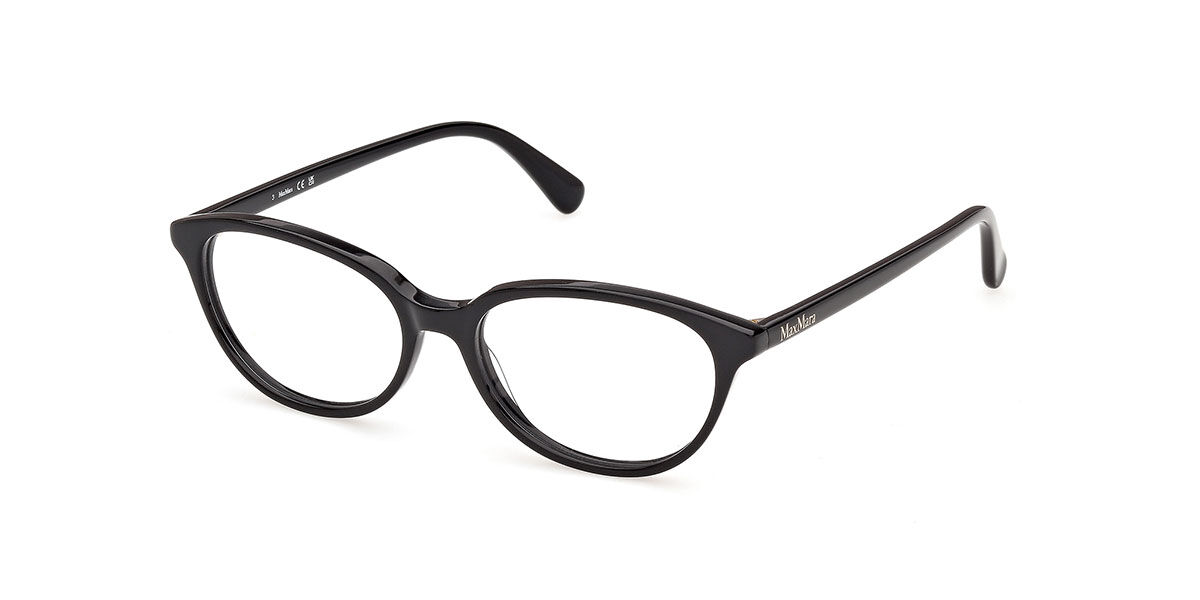 Max Mara MM5265 001 Occhiali da Vista Neri per Donna (Solo Montatura)