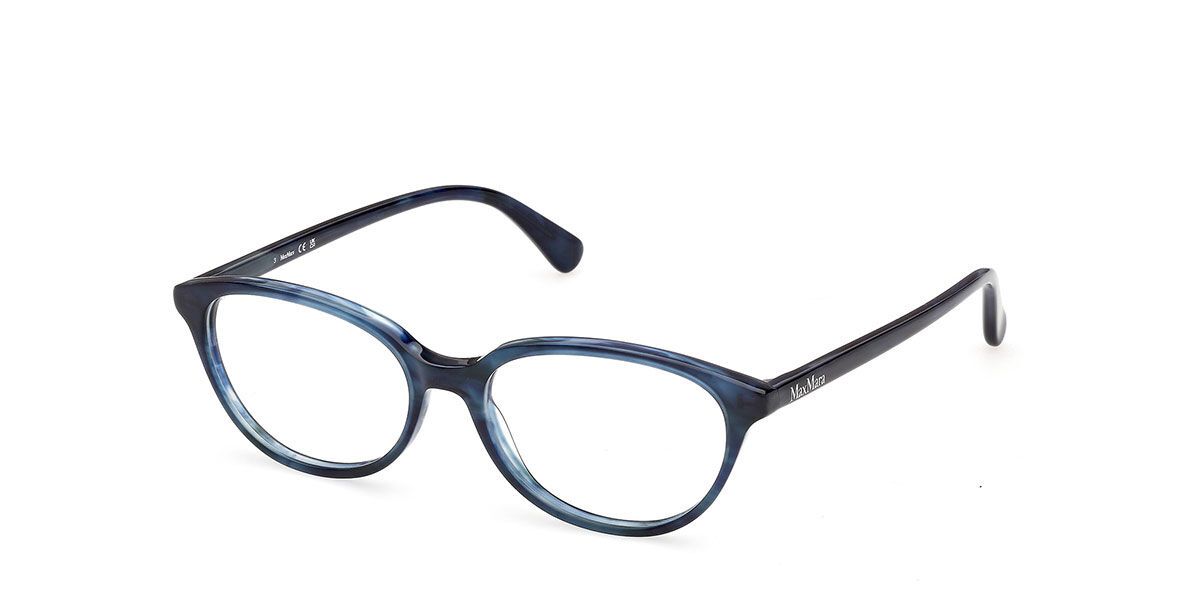 Max Mara MM5265 092 Occhiali da Vista Blu per Donna (Solo Montatura)
