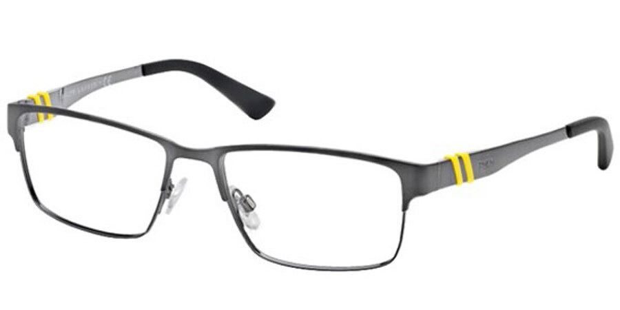 Polo Ralph Lauren PH1147 9157 Glasses Shiny Gunmetal Dark Grey |  VisionDirect Australia