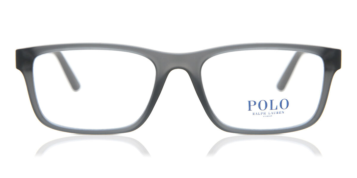 Polo Ralph Lauren PH2212 5763 Eyeglasses in Matte Trasparent Grey |  SmartBuyGlasses USA