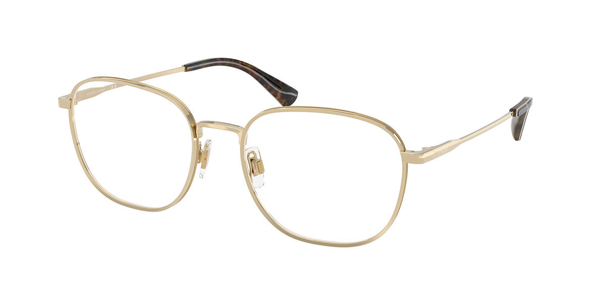 Polo Ralph Lauren PH1242 9286 Quadrado Shiny Pale Gold óculos ...