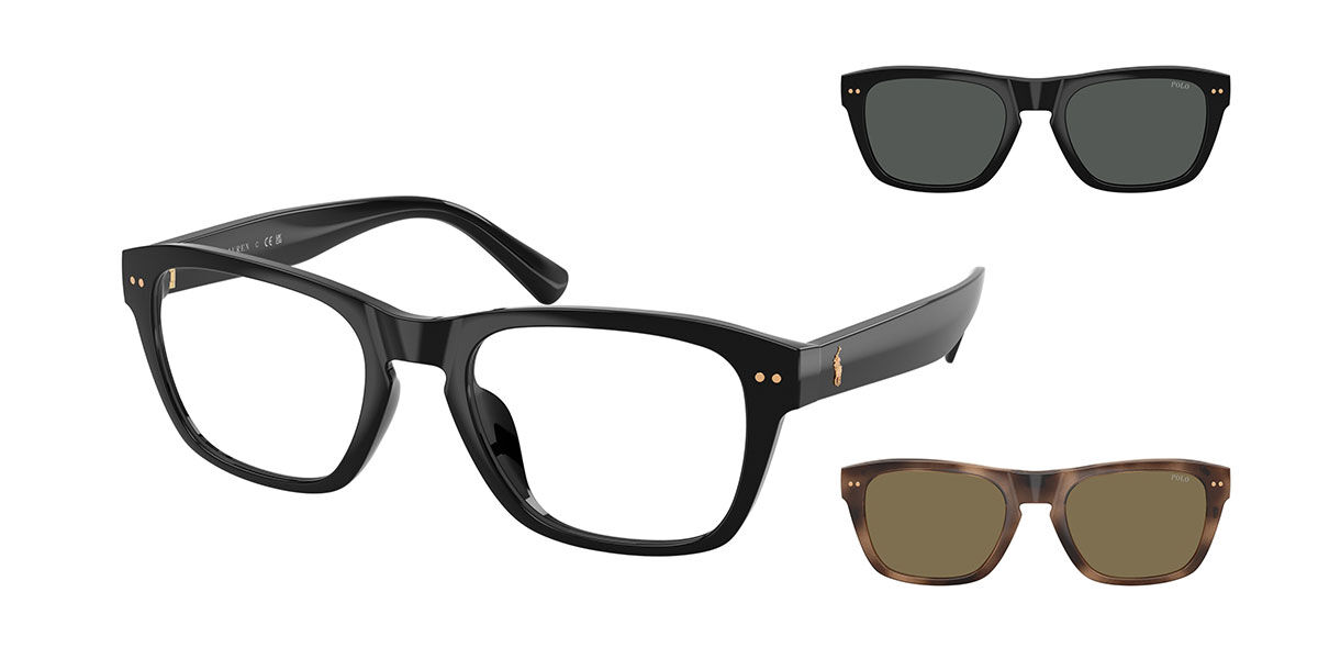 Polo Ralph Lauren PH4254U With Clip-On 500187 53 Lunettes De Vue Homme Noires