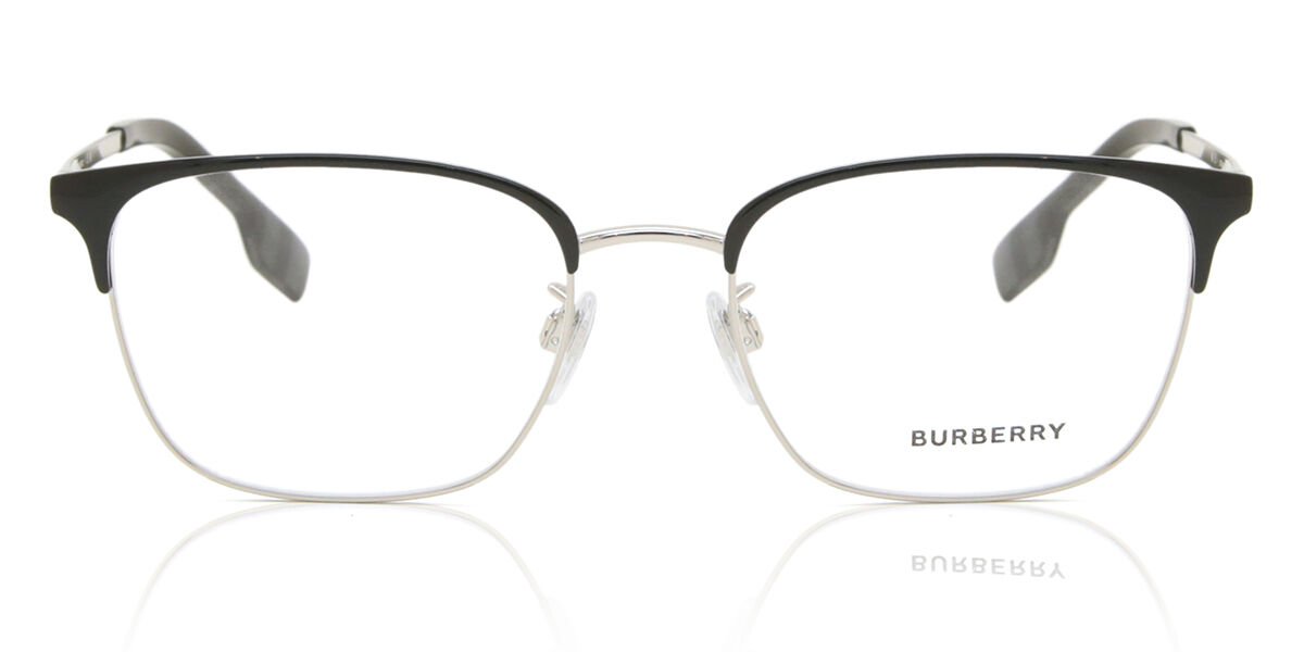 Burberry BE1338D Asian Fit 1005 Men's Glasses Grey Size 53 - Free Lenses - Blue Light Block Available