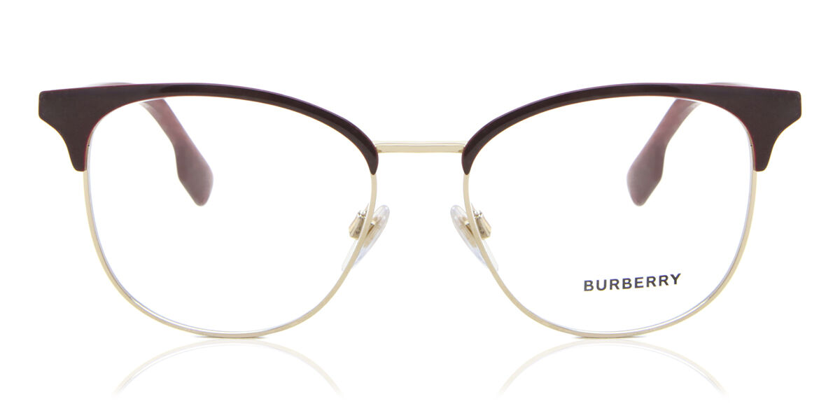 Burberry BE1355 SOPHIA 1319 Eyeglasses in Bordeaux Light Gold |  SmartBuyGlasses USA