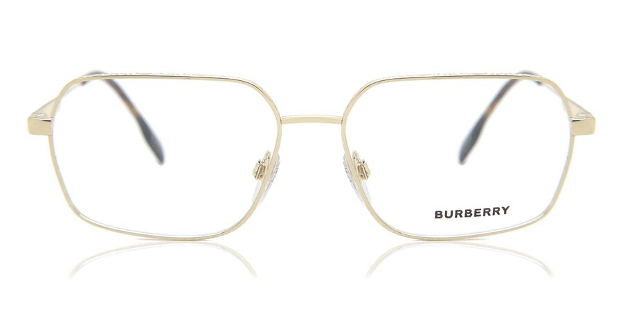 Burberry BE1356 ELDON 1109 Eyeglasses in Light Gold | SmartBuyGlasses USA