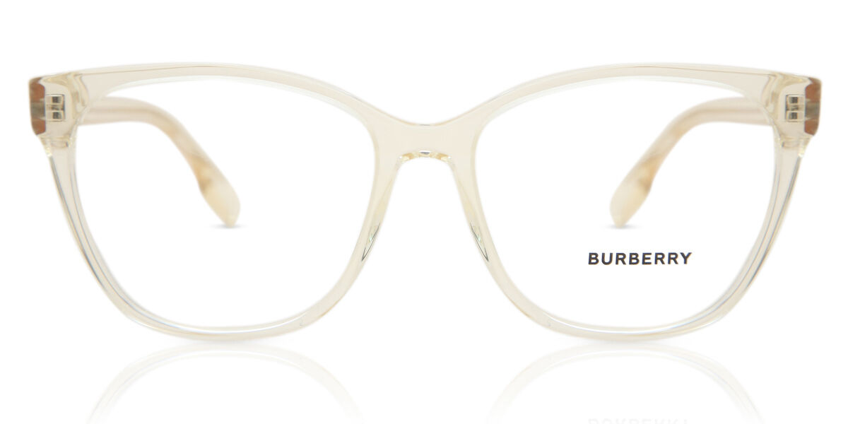 Burberry BE2345 CAROLINE 3852 Eyeglasses in Transparent Yellow |  SmartBuyGlasses USA