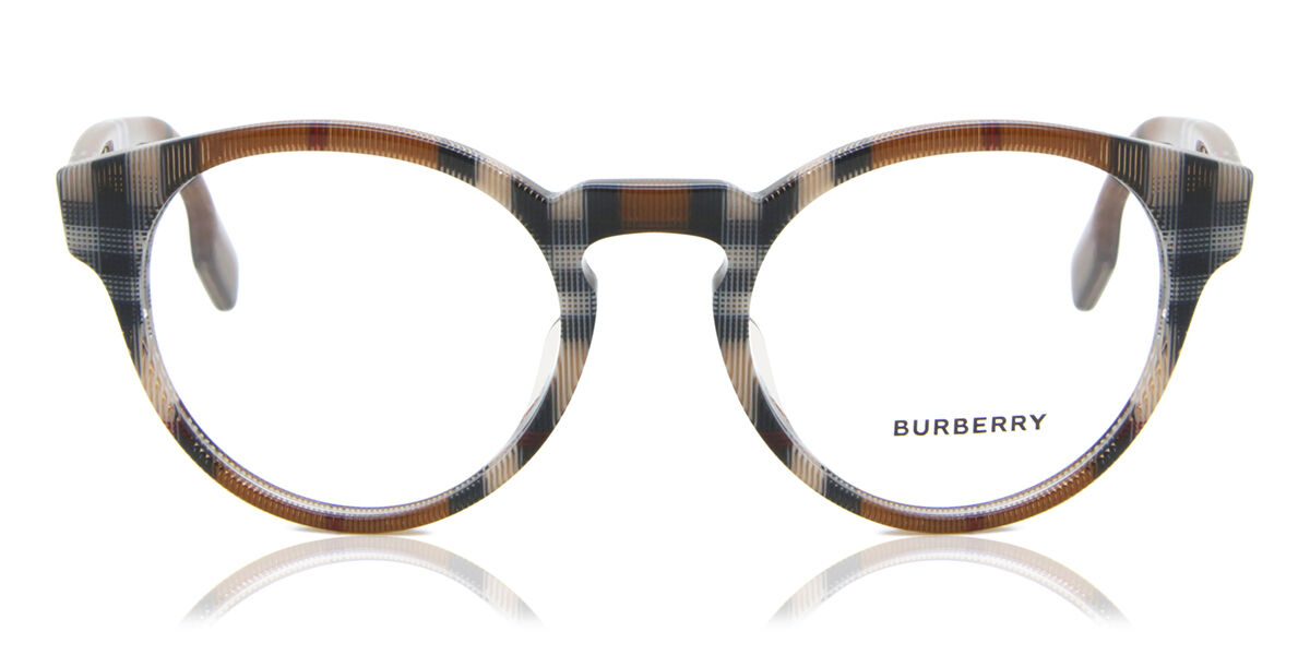 Burberry BE2354F Asian Fit 3967 Eyeglasses in Checkered Brown ...