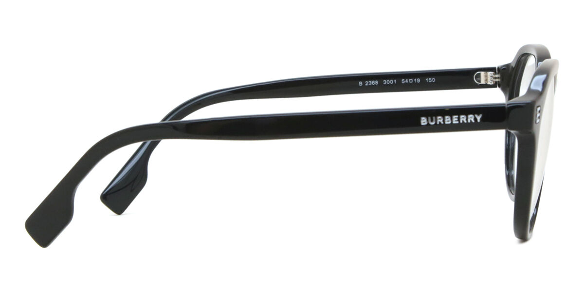 Burberry BE2368 3001 Shiny Black Eyeglasses | SmartBuyGlasses US