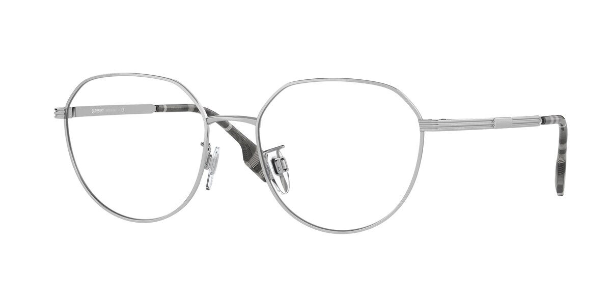 Burberry BE1370D Asian Fit 1005 Eyeglasses in Silver | SmartBuyGlasses USA
