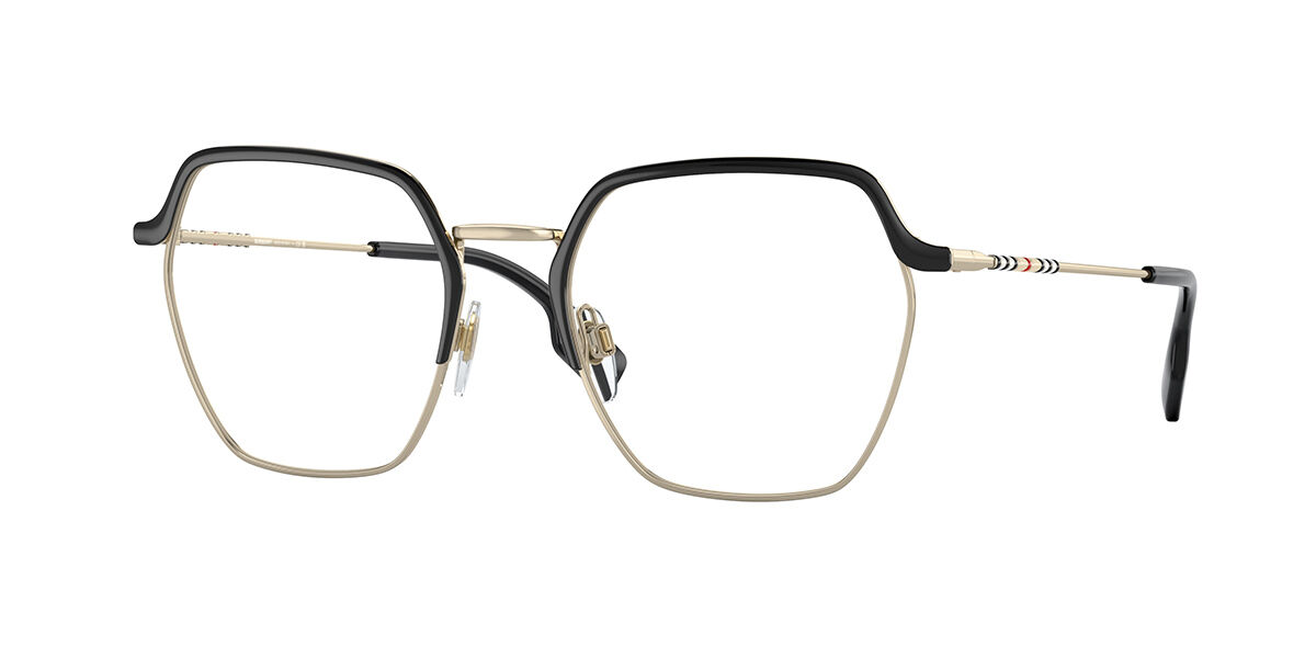 Burberry BE1371 ANGELICA 1326 Glasses Shiny Black Gold | SmartBuyGlasses UK
