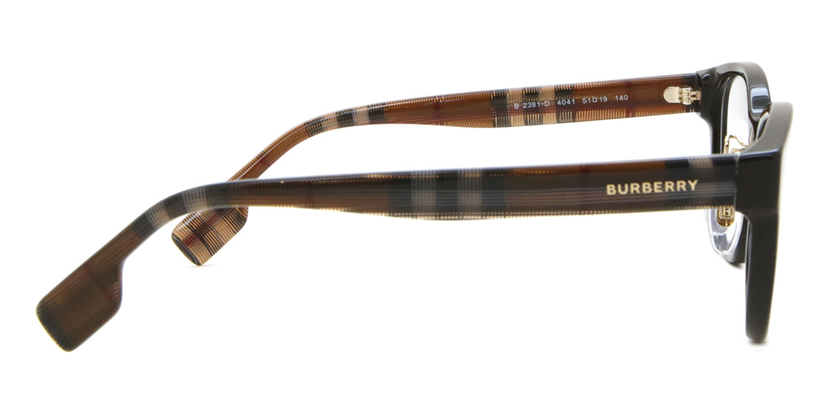 Burberry BE2381D PEYTON Asian Fit 4041 ブラック メガネ